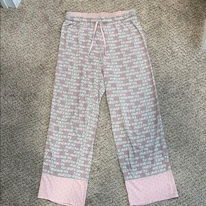 Pink and Grey Pajama Pants